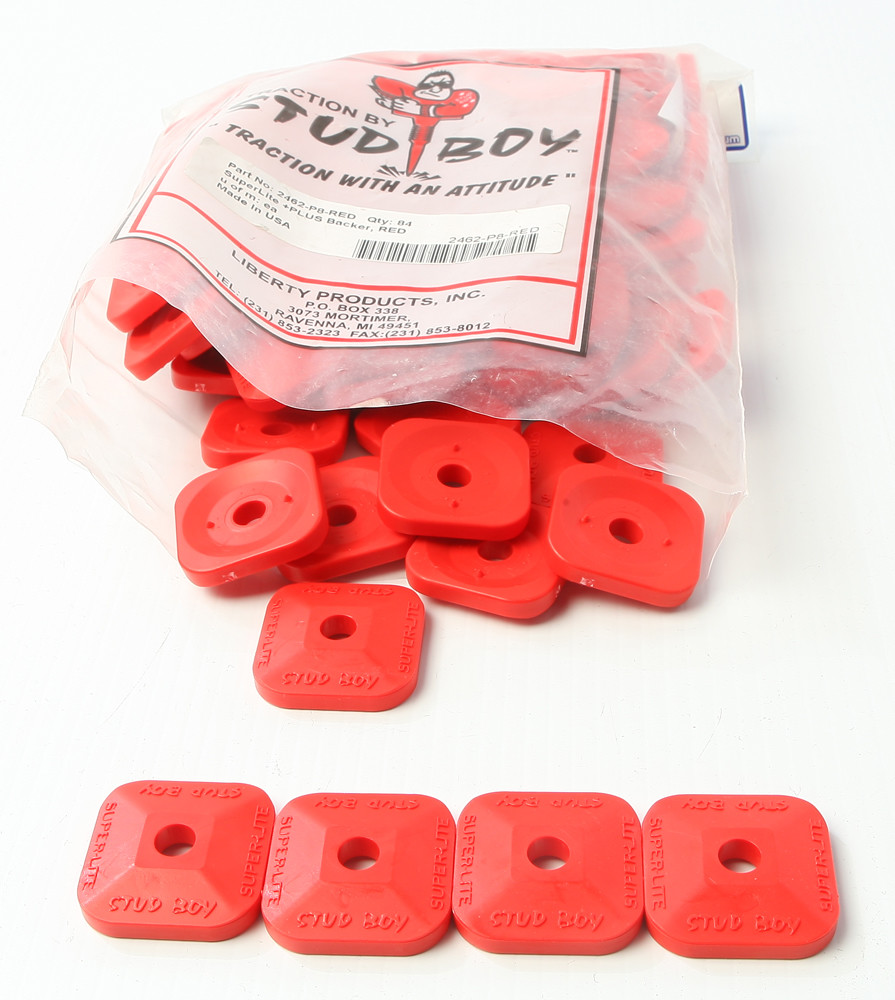 Stud Boy 2462 P8 Red Super Lite Plus Backers Red 84 Pk Ebay